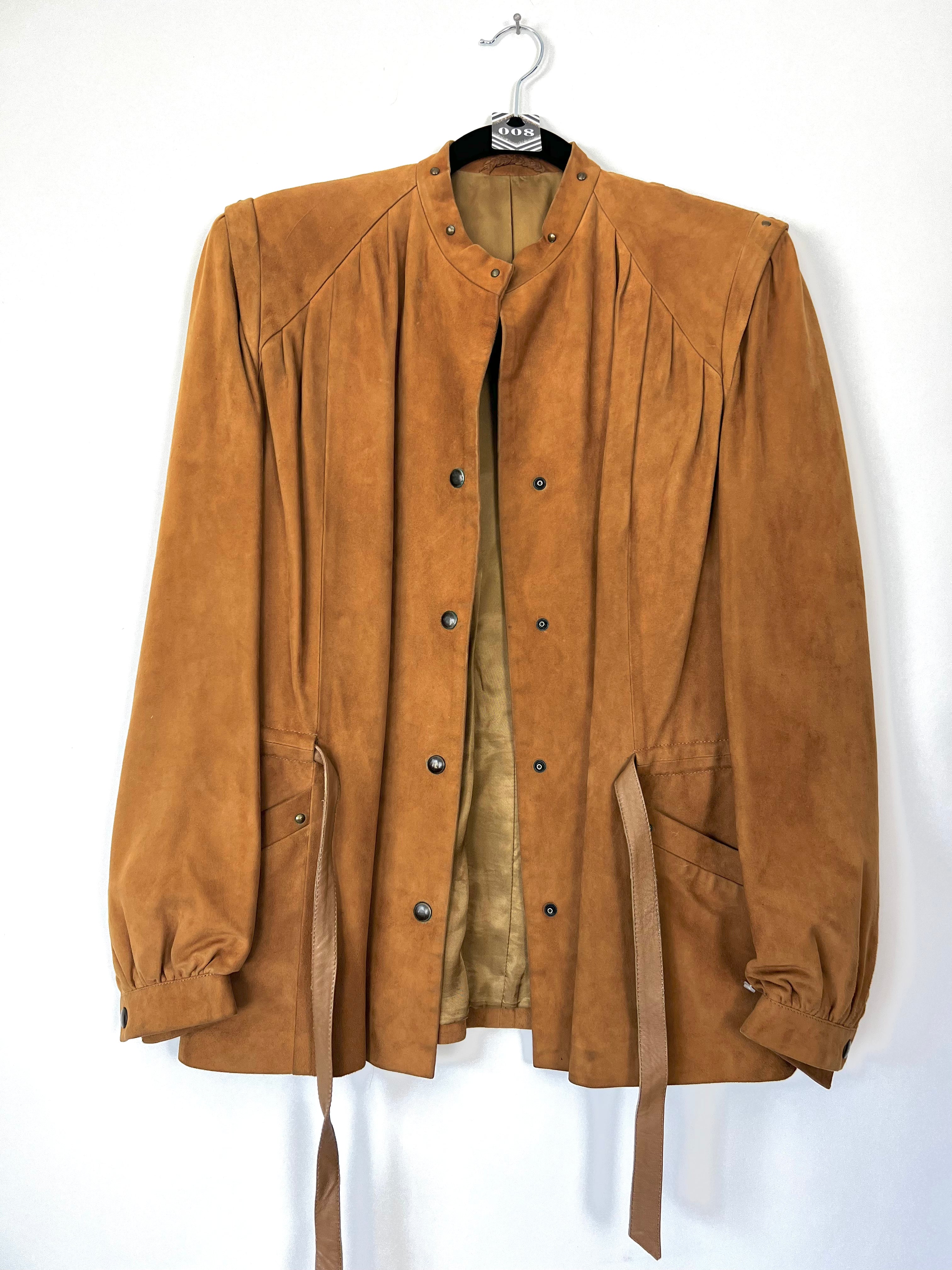 08 Vintage Italian Suede Jacket - Ultra Soft & Made in Italy