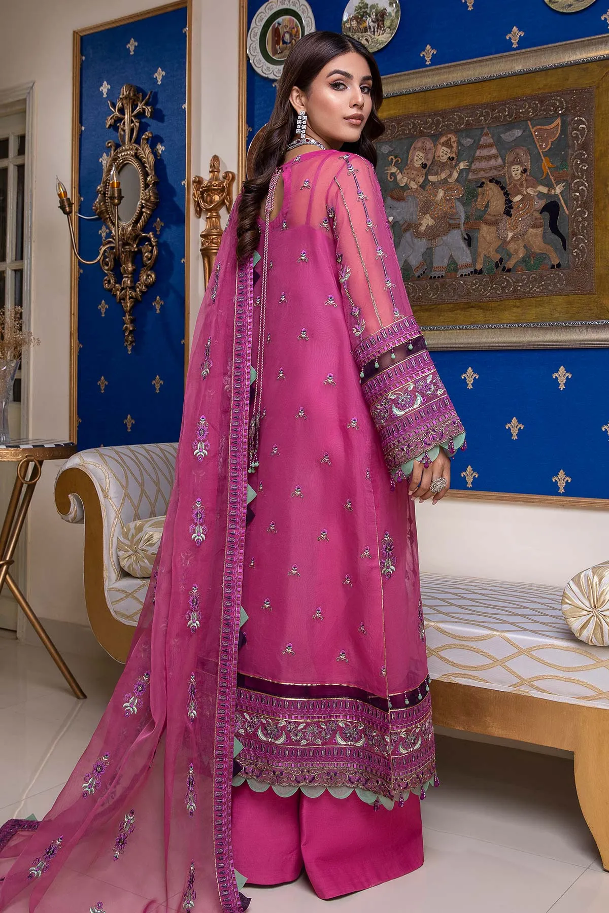 3 Piece Embroidered Chiffon CHM22-04