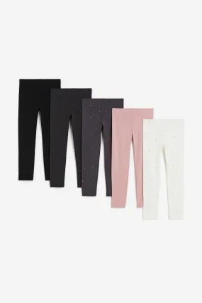 5-pack Jersey Leggings