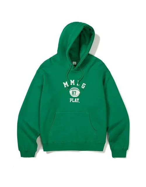 87MM Long Sleeve Cotton Hoodies with Logo - Unisex Street Style