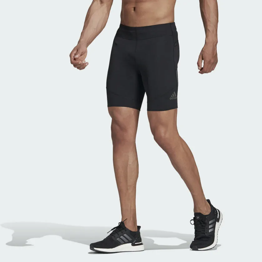 adidas compression running shorts - men's fitness gym workout base layer