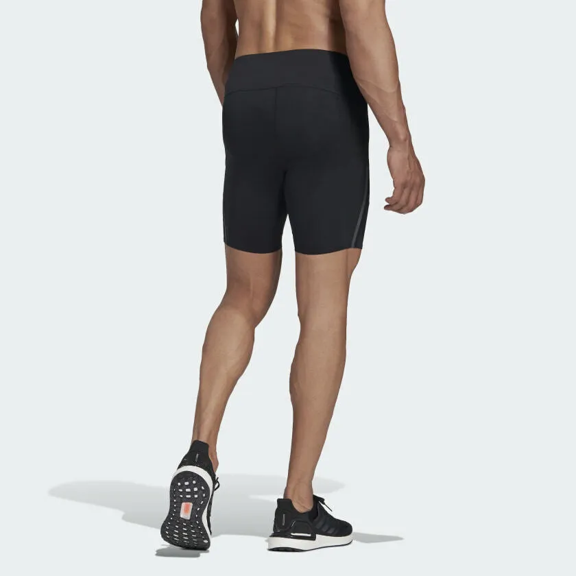 adidas compression running shorts - men's fitness gym workout base layer