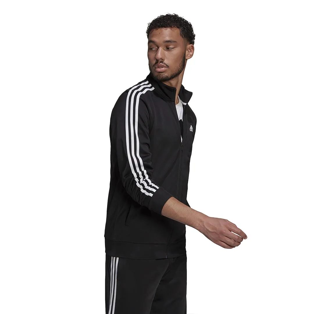 adidas Men's Essentials Warmup Track Jacket with 3 Stripes - H46099