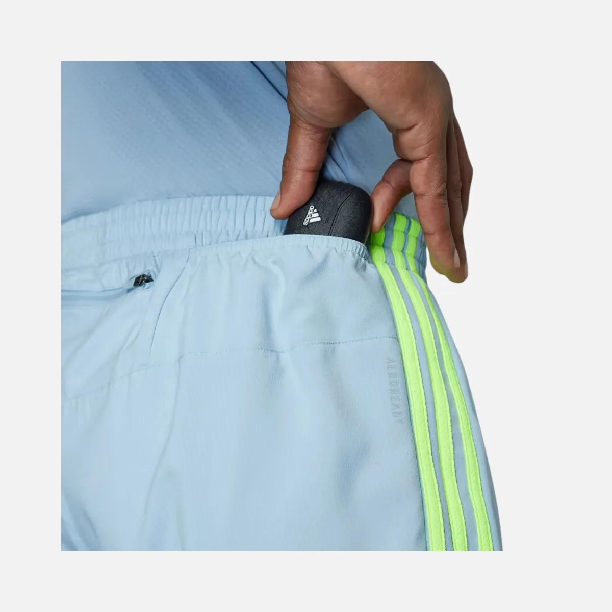 Adidas Men's Running Short in Wonder Blue - Break The Norm