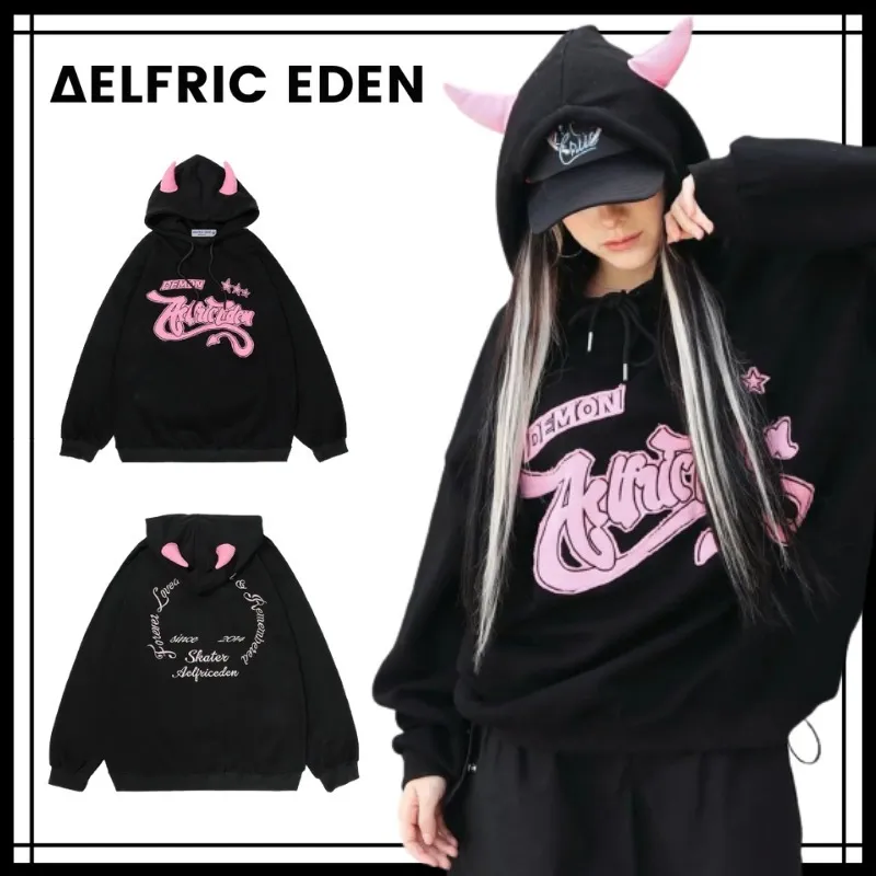 Aelfric Eden | Street Style Long Sleeves Cotton Oversized Hoodies