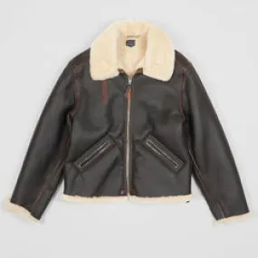 Aero Leathers B-6 Shearling Bomber Leather Jacket