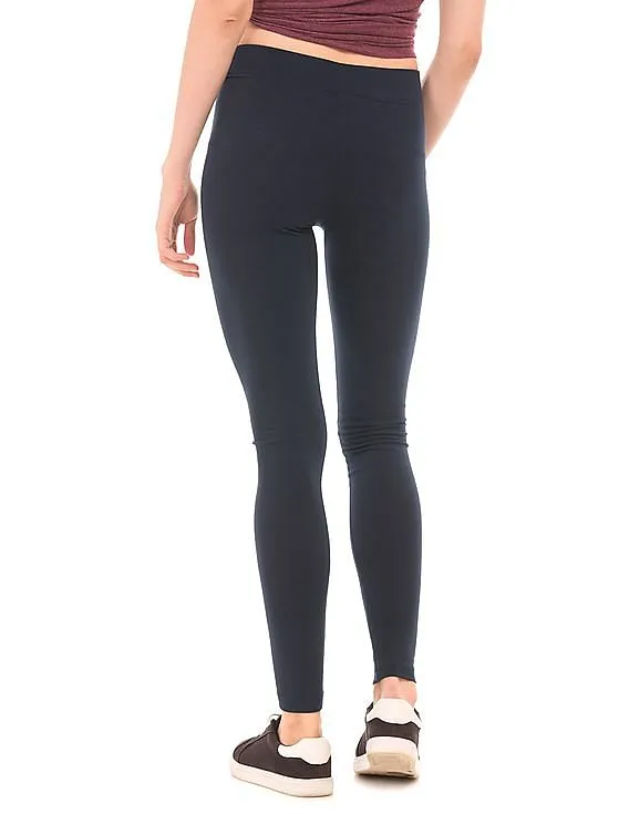 Aeropostale Solid Knit Leggings