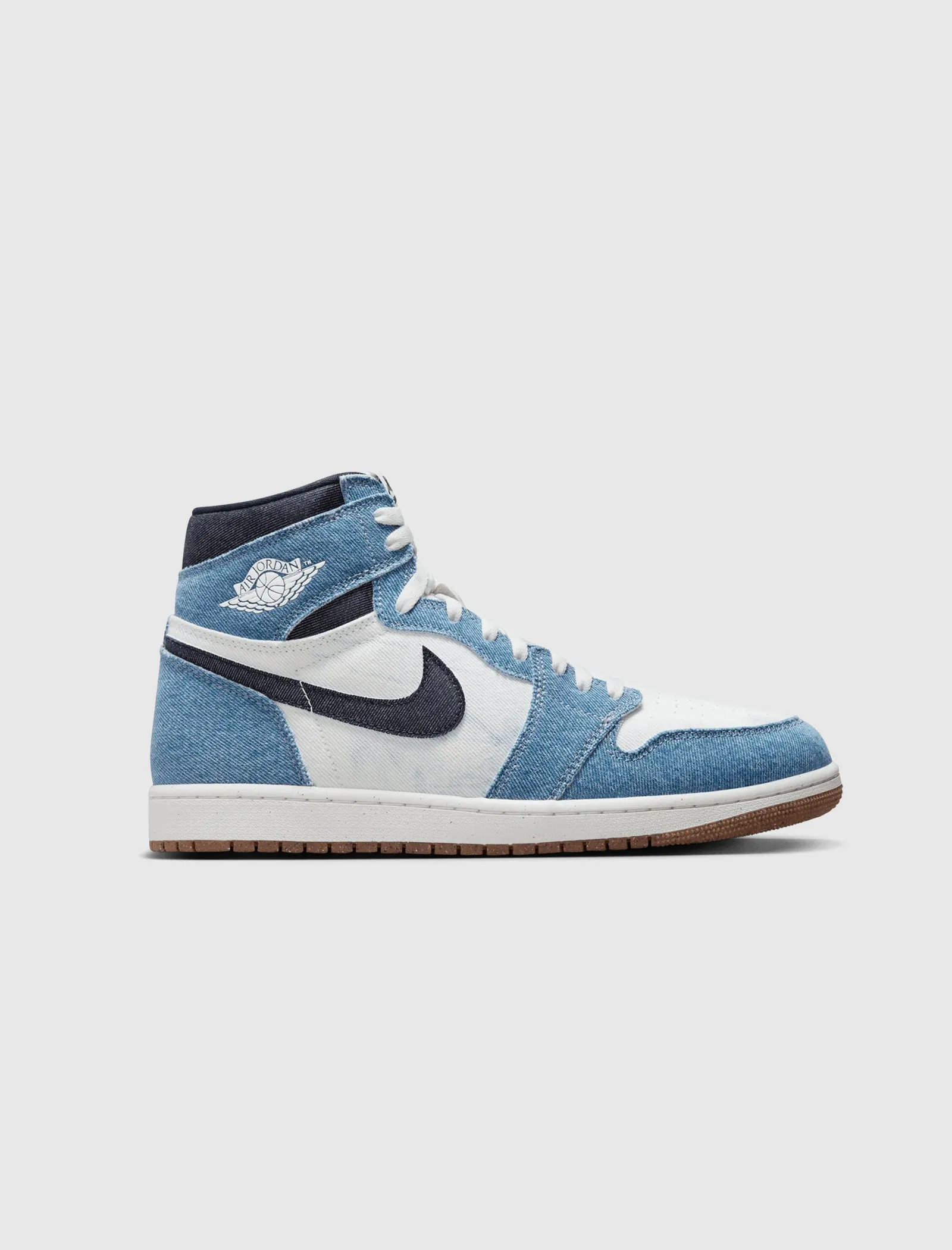 Air Jordan 1 Retro High Denim sneakers.