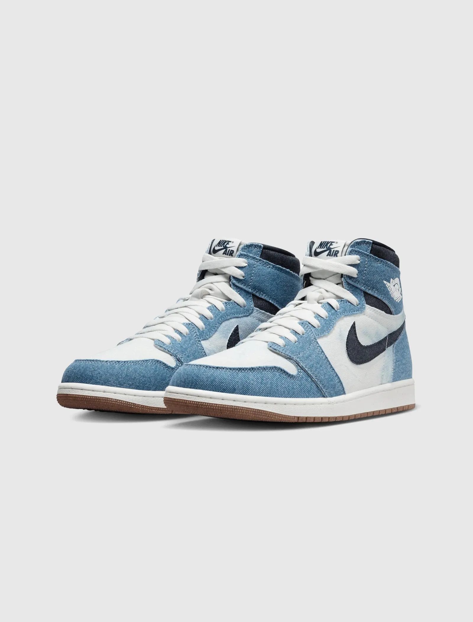 Air Jordan 1 Retro High Denim sneakers.