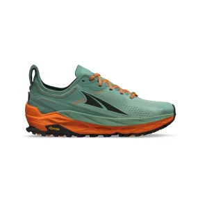 Altra Olympus 5 Green Orange Trail Running Shoes