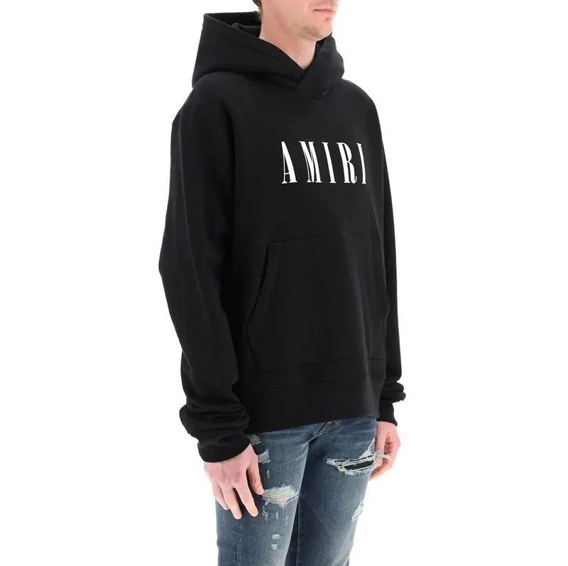 Amiri Street Style Hoodies - Cotton Long Sleeves with Logo