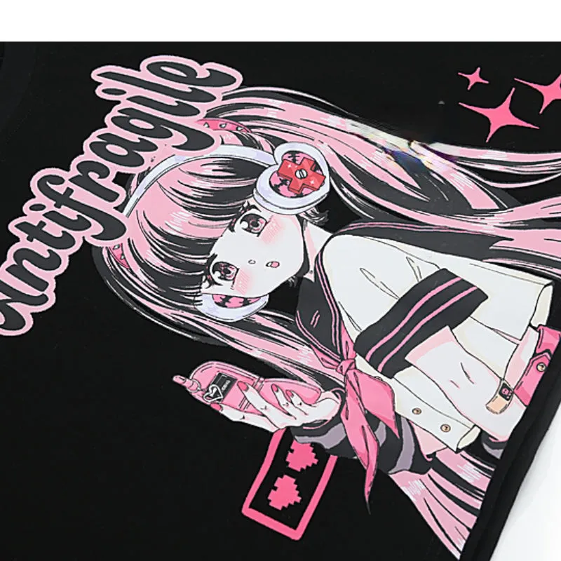 Anti-fragile Anime Girl Shirt | Cute Design | ON635