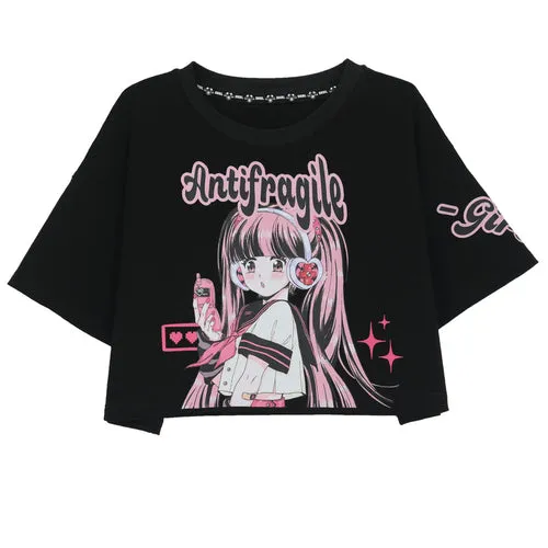 Anti-fragile Anime Girl Shirt | Cute Design | ON635