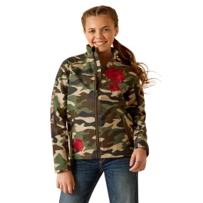 Ariat Girls Rodeo Quincy Jacket Wild West Team Softshell.