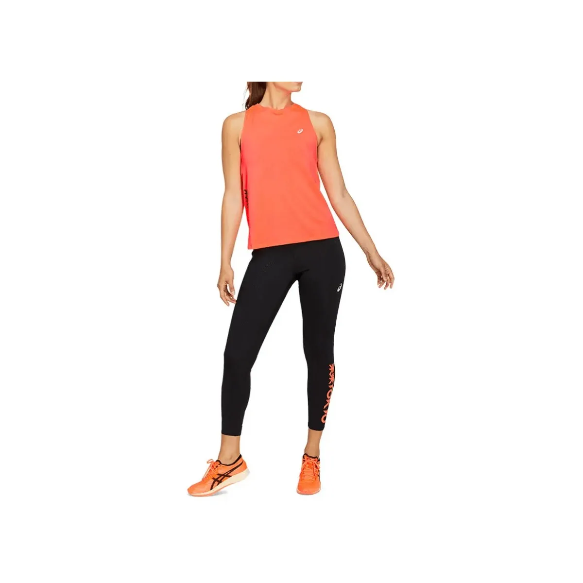 ASICS Future Tokyo Orange Women T-Shirt Sleeveless