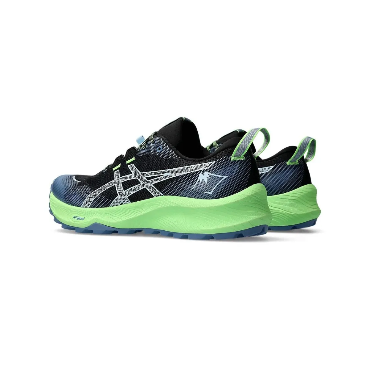 Asics Gel Trabuco 12 in Black Green Shoes SS24