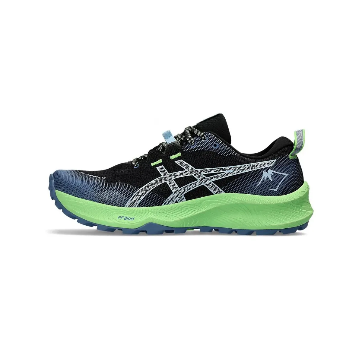 Asics Gel Trabuco 12 in Black Green Shoes SS24