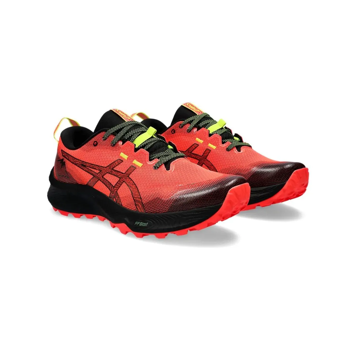 Asics Gel Trabuco 12 Red Black Running Shoes for Men - Buy Now