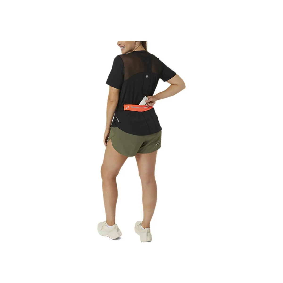 Asics Waistpack - Orange Black Belt