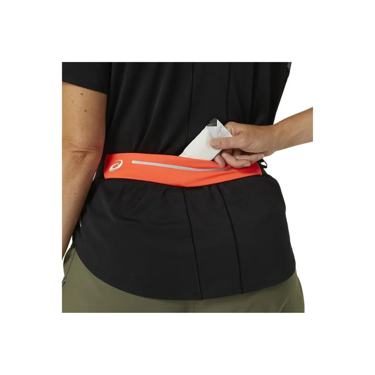 Asics Waistpack - Orange Black Belt