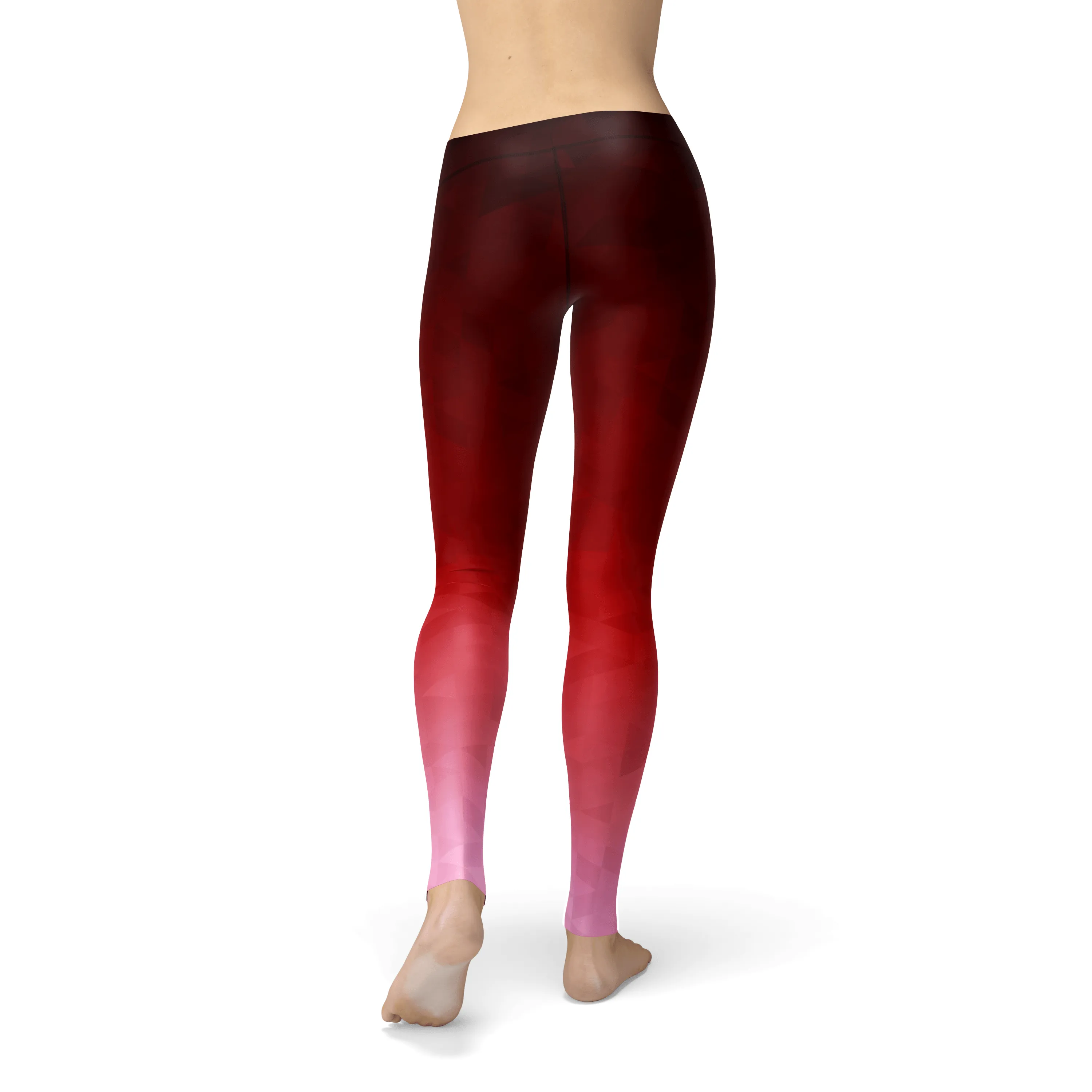 Avery Crimson Triangles Leggings