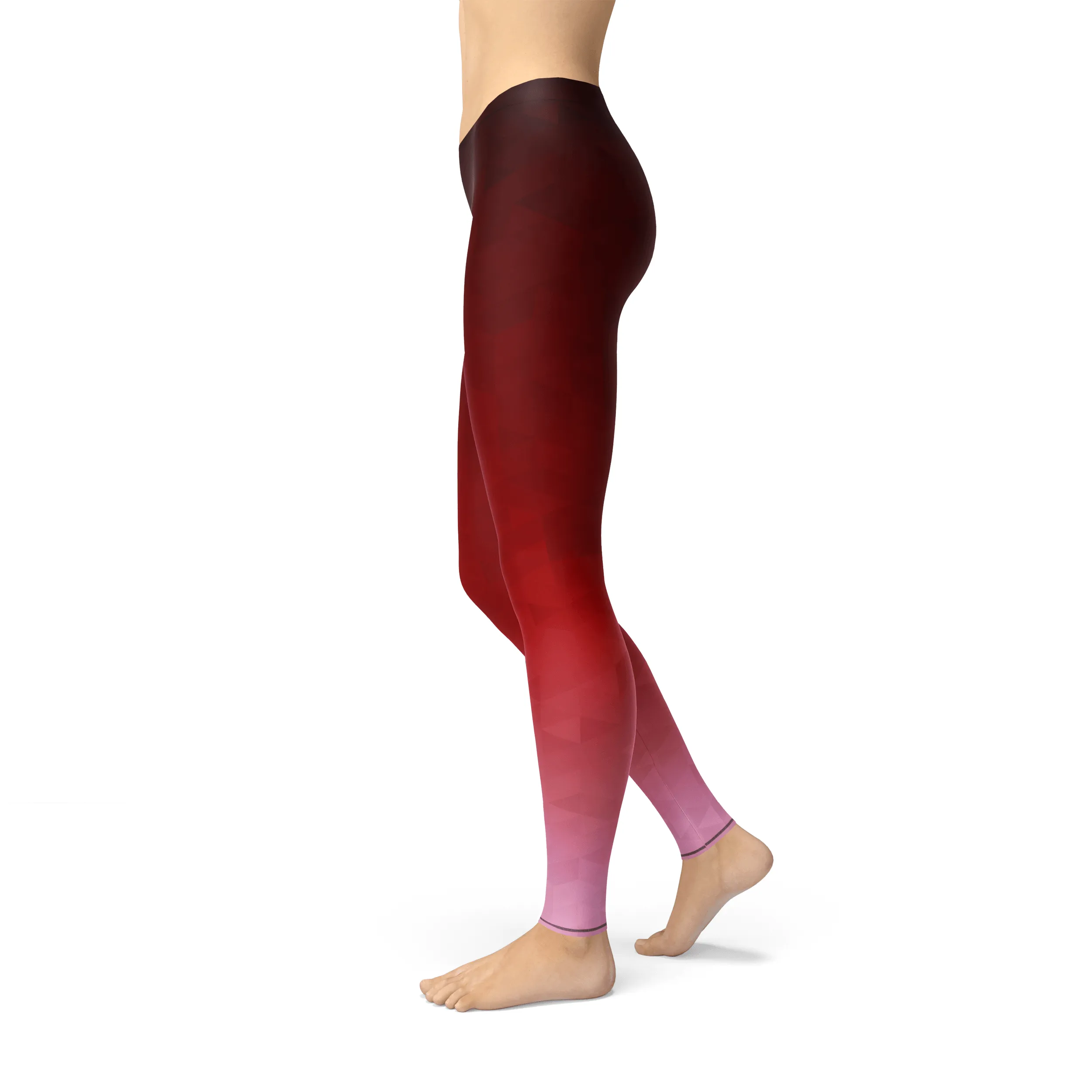 Avery Crimson Triangles Leggings