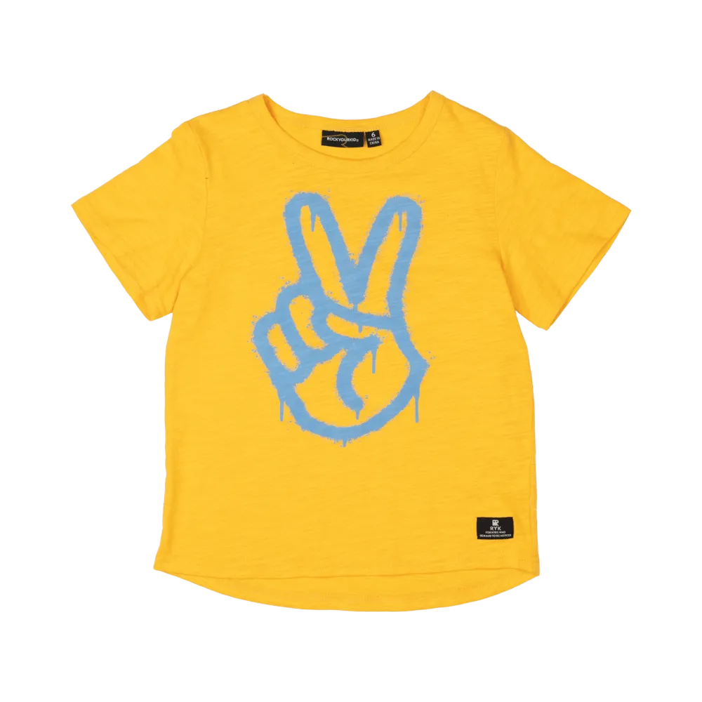 Baby Peace T-Shirt Rock