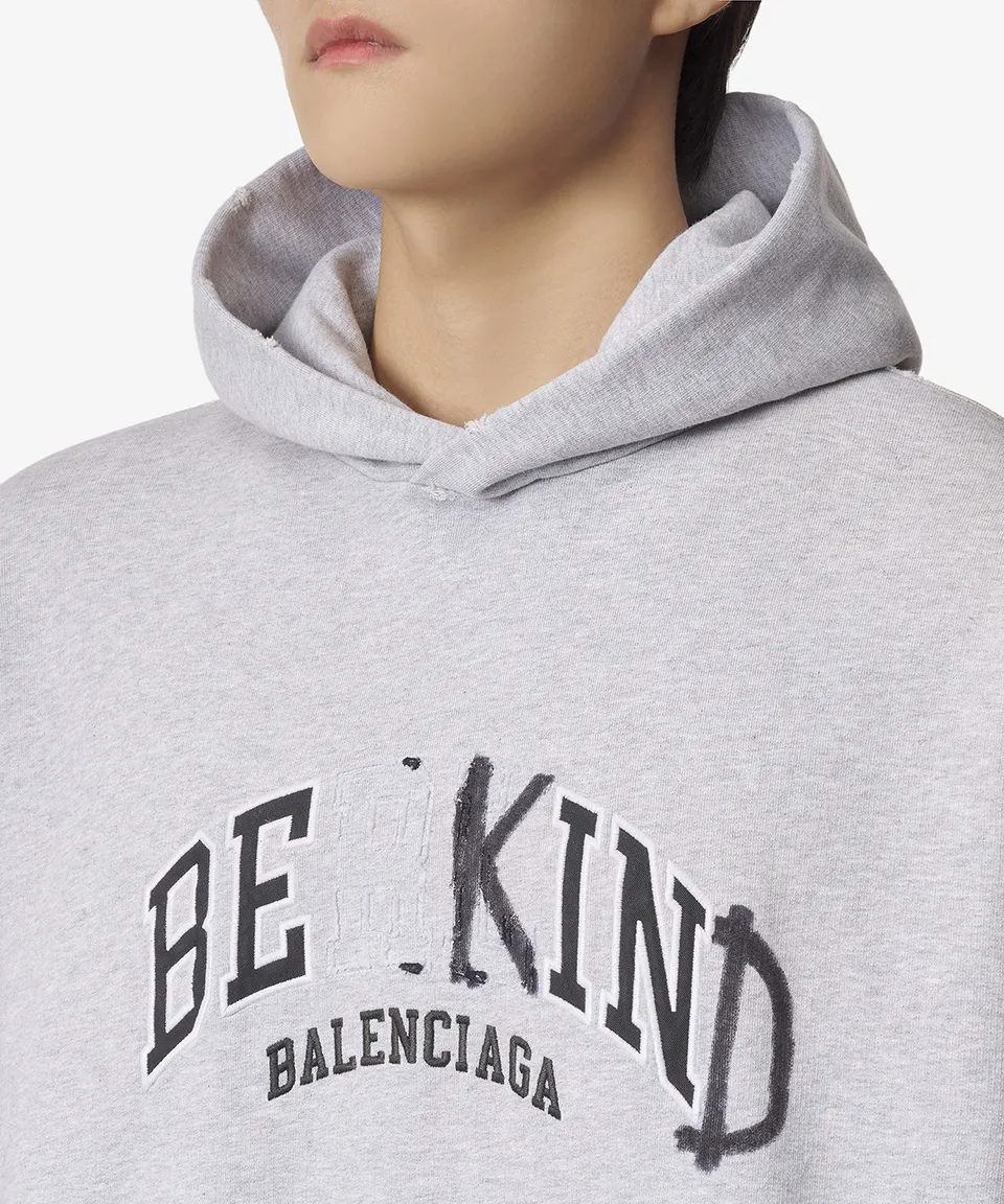 Balenciaga | Street Style Long Sleeves Plain Cotton Logo Luxury