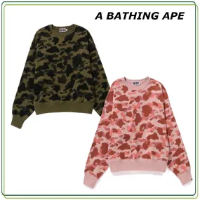 Bathing Ape | Unisex Street Style Logo Hoodies & Sweatshirts