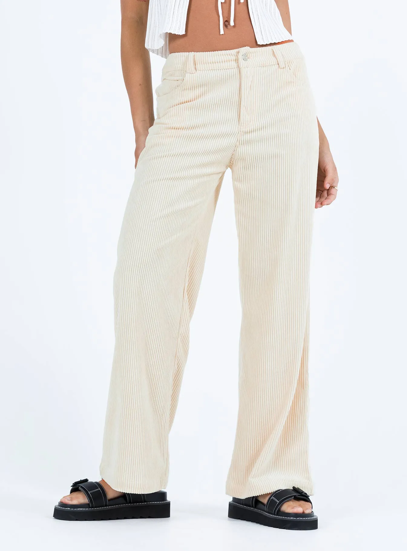 Beige Tanaka Trousers