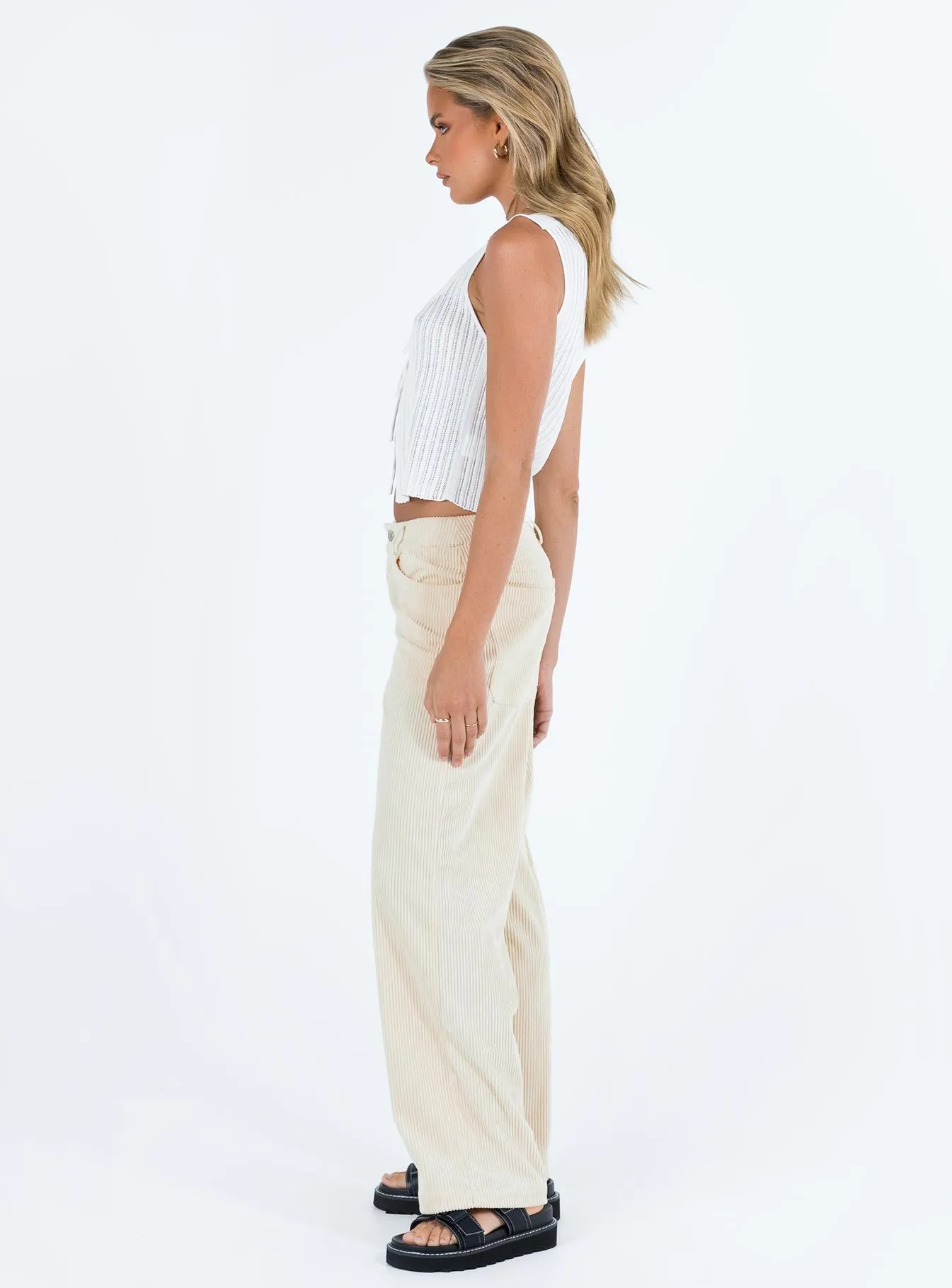 Beige Tanaka Trousers