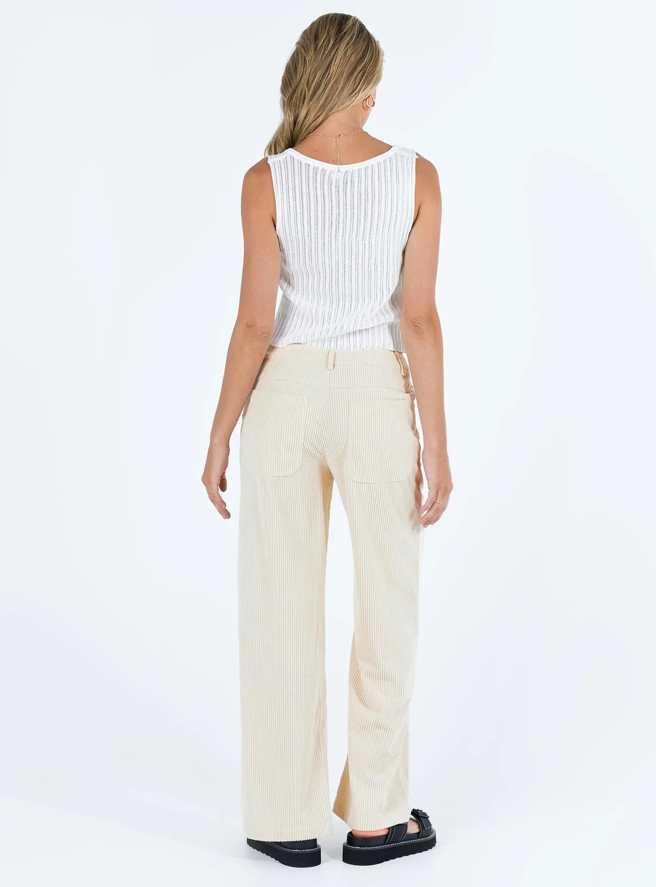 Beige Tanaka Trousers