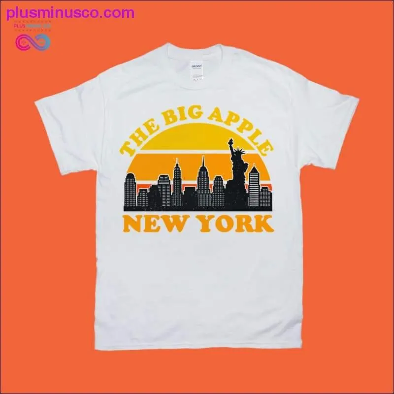 Big Apple New York Retro Sunset T-Shirts