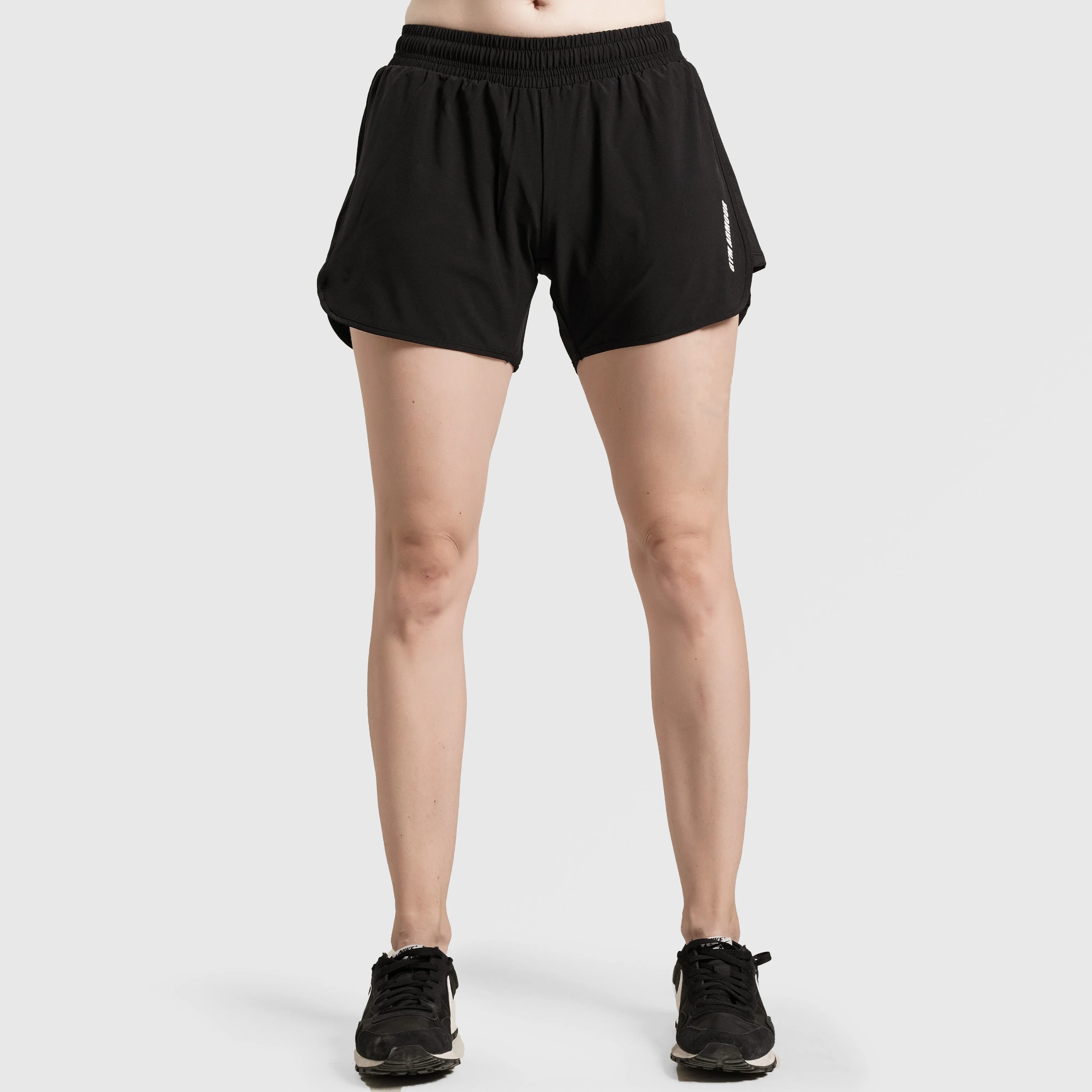 Black Drill Shorts