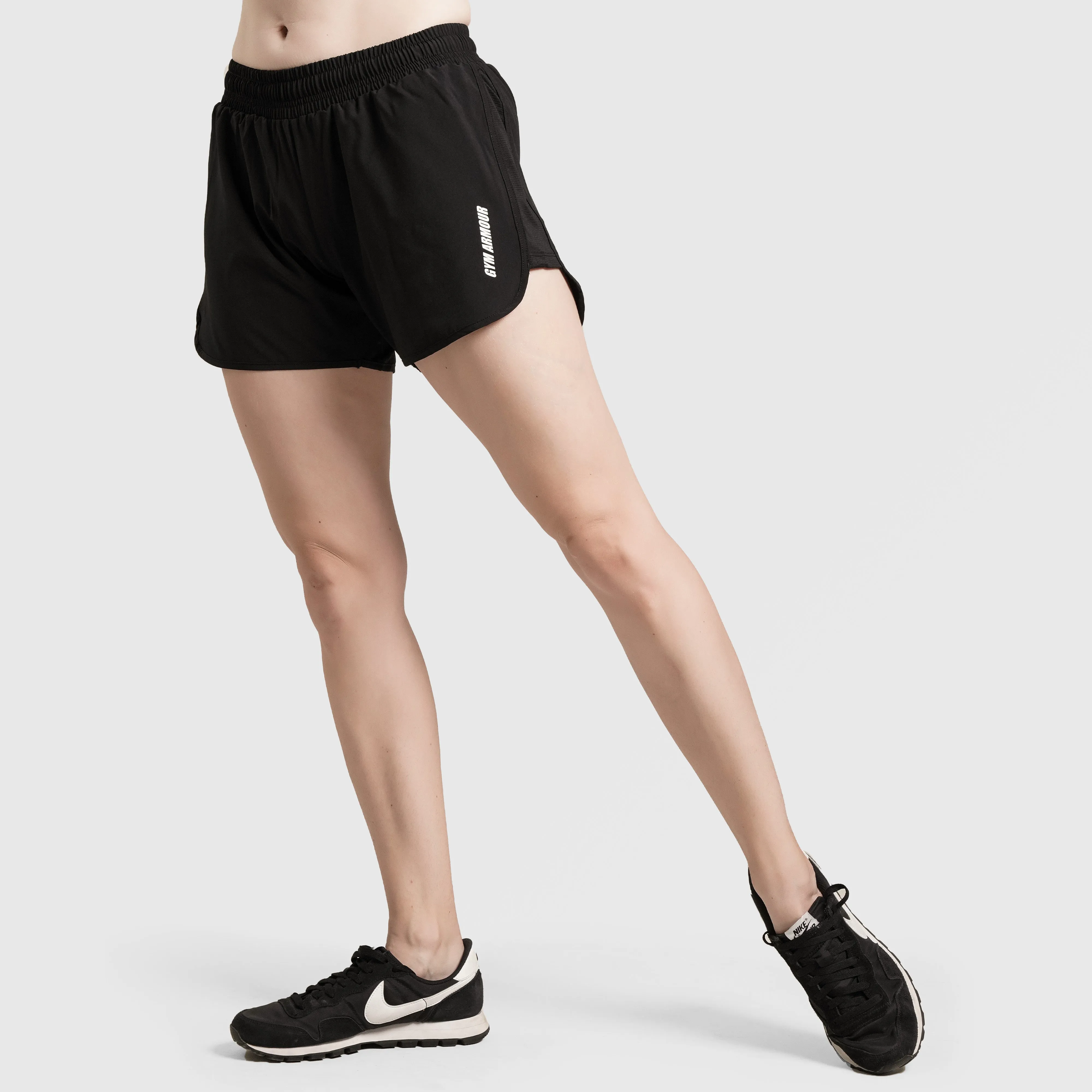 Black Drill Shorts