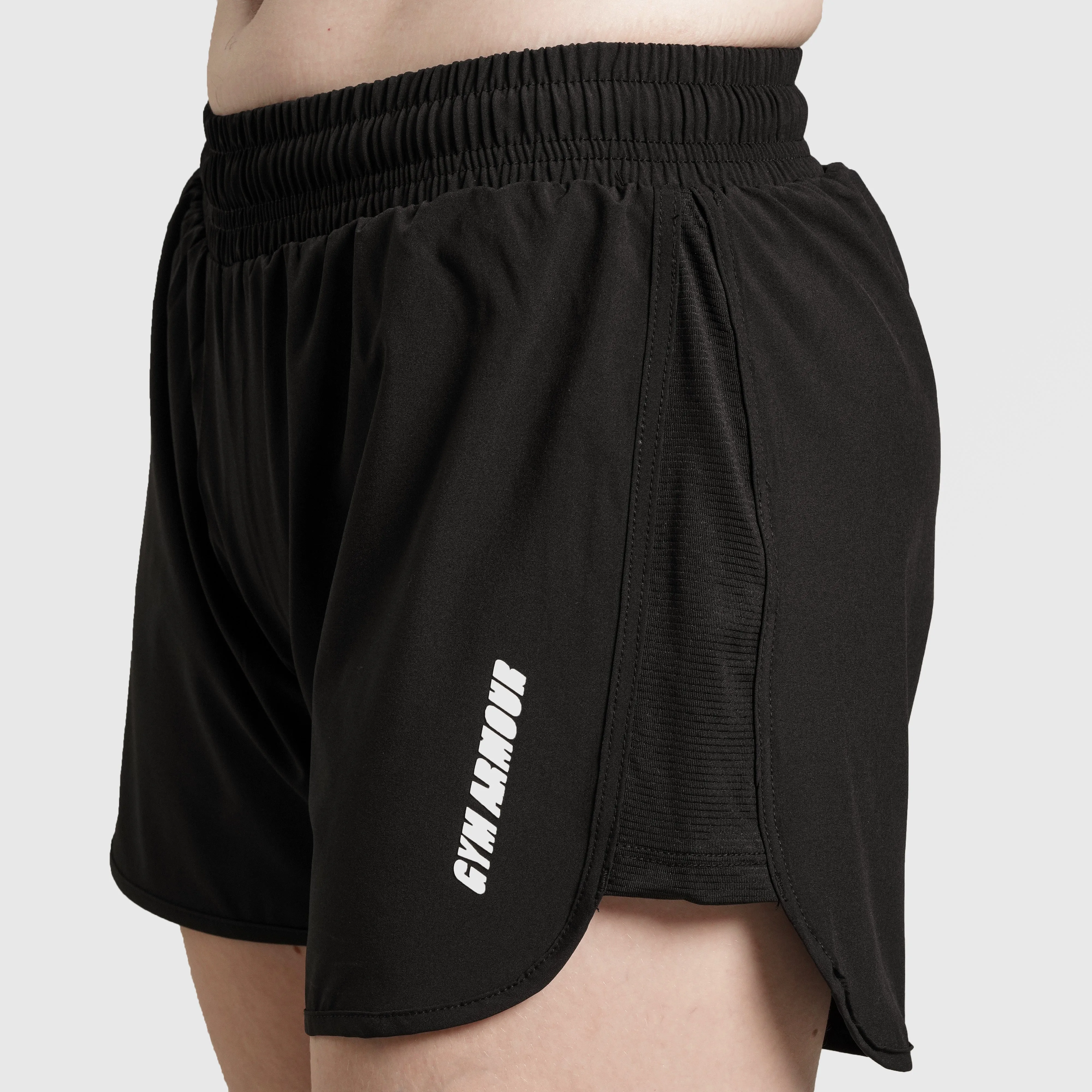 Black Drill Shorts