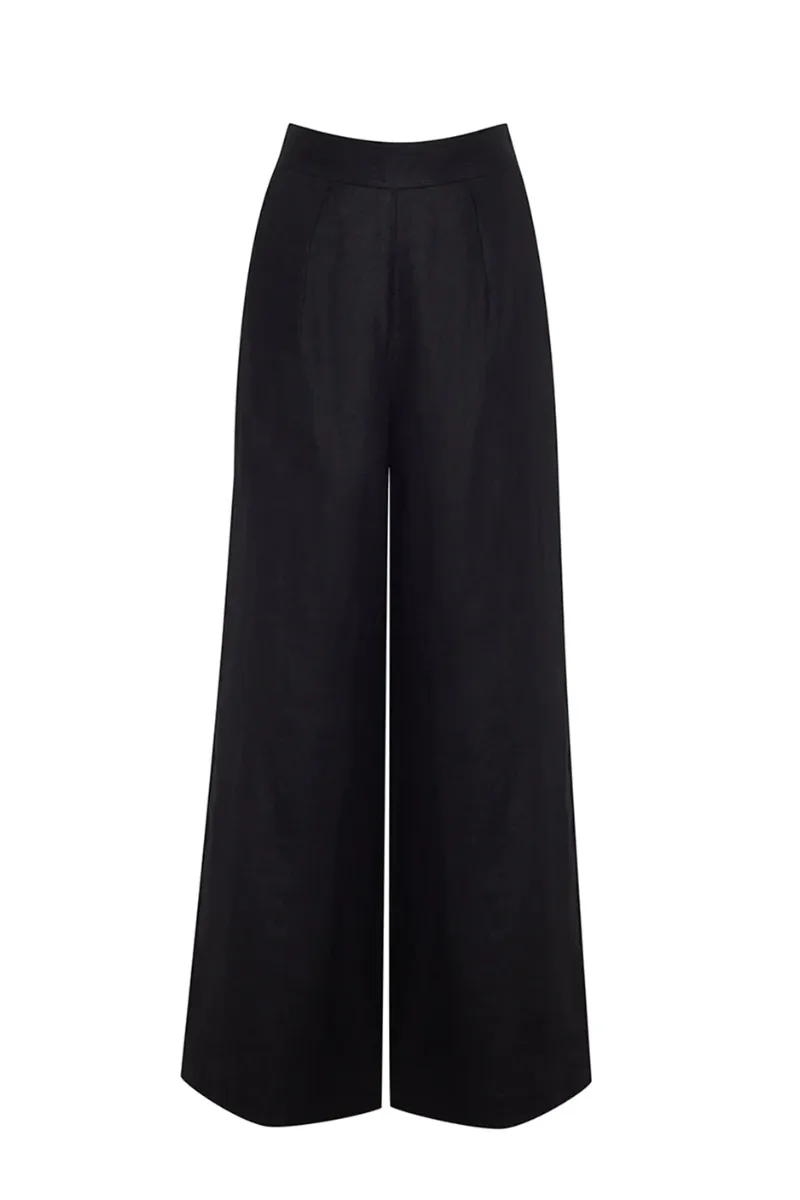 Black Josephine Pants