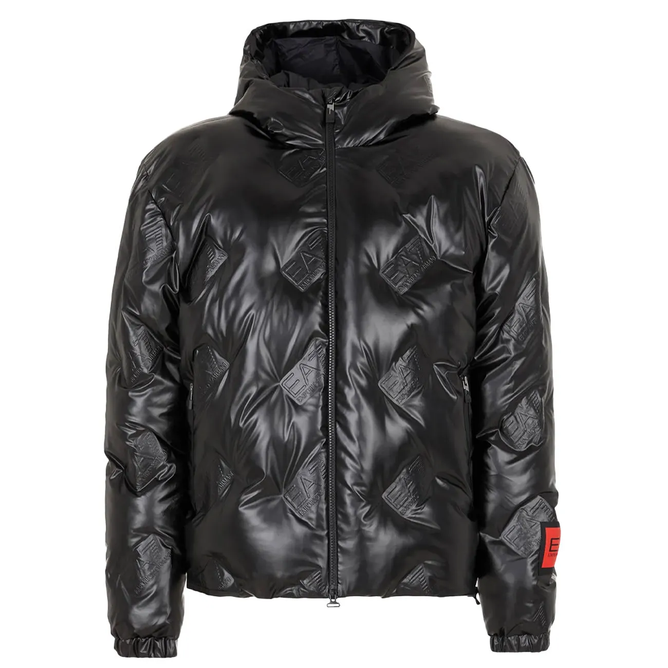 Black Padded Men's Bomber Jacket