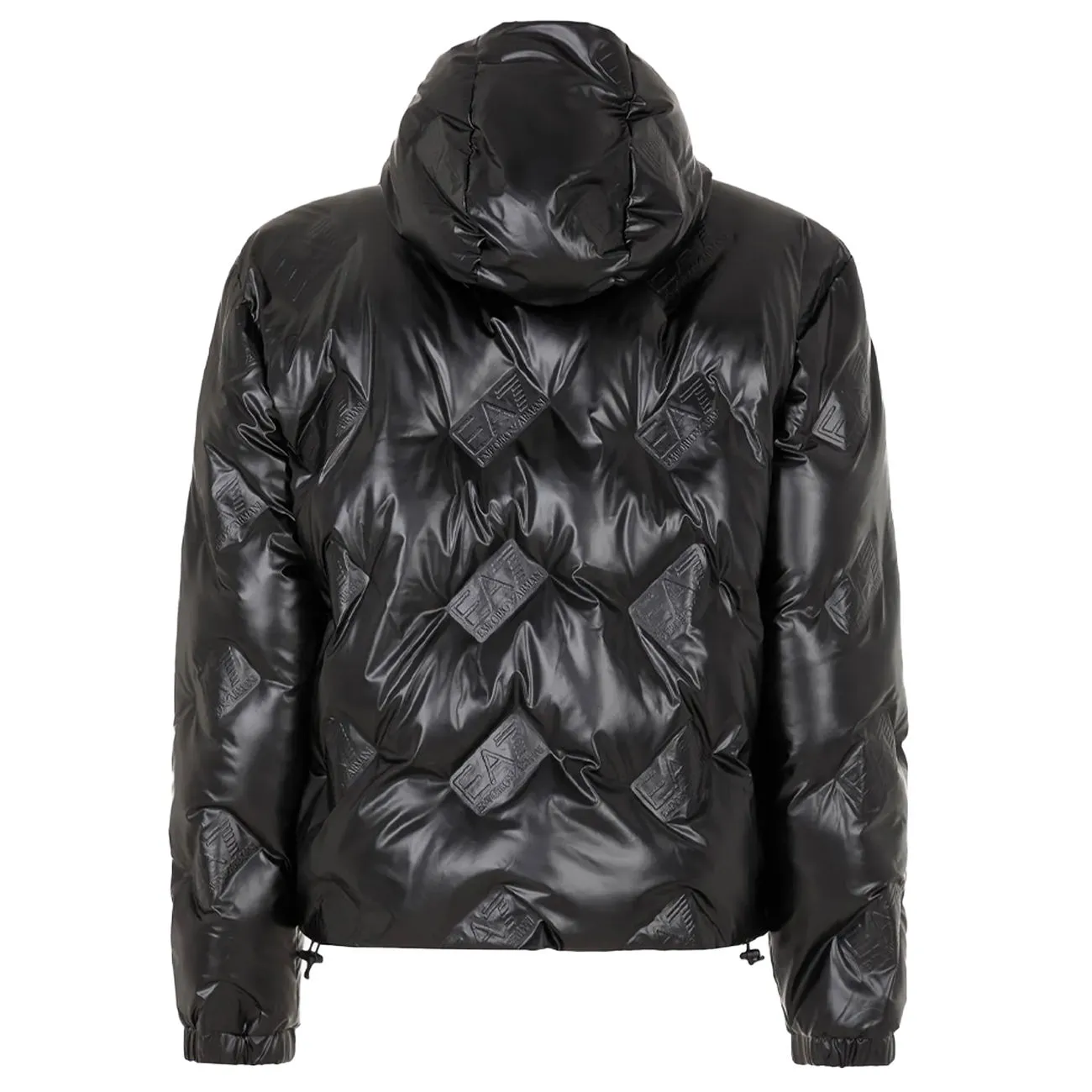 Black Padded Men's Bomber Jacket