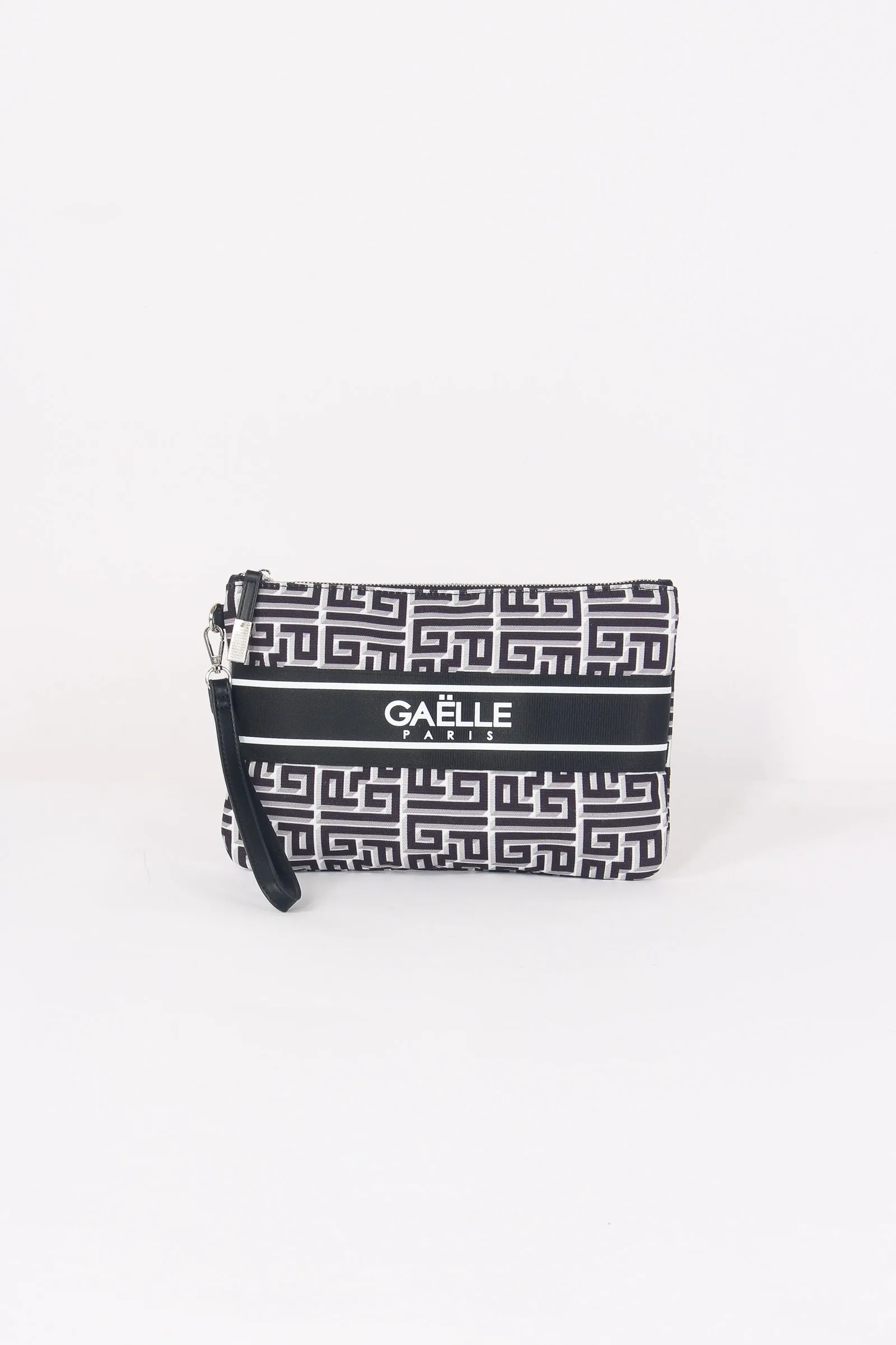 Black Printed Canvas Bag