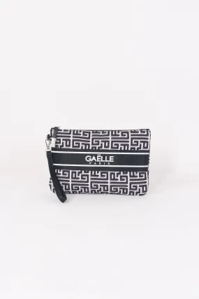 Black Printed Canvas Bag