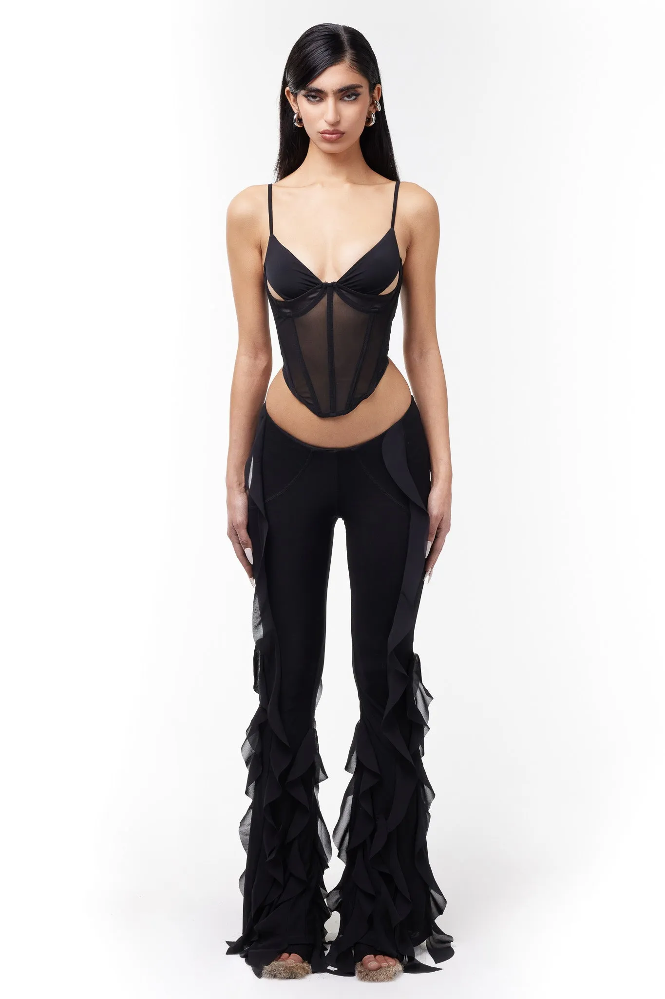 Black Selenia Pants