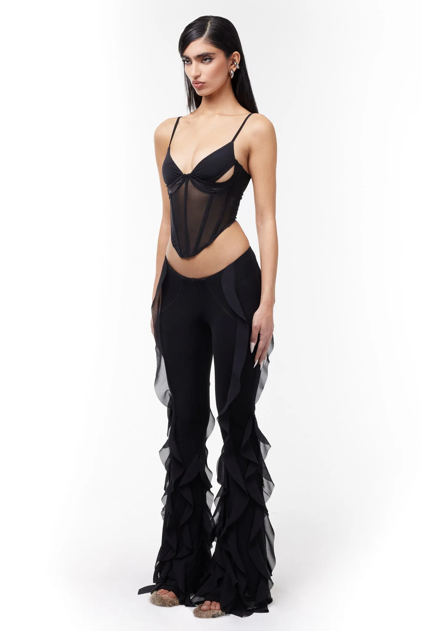 Black Selenia Pants