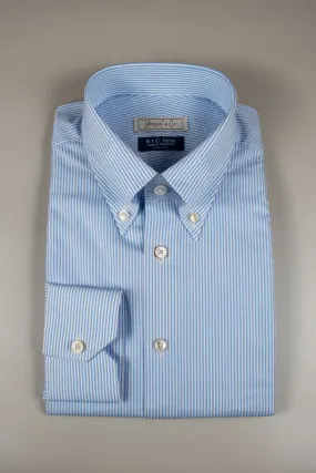 Boeing Blue Striped Cotton Shirt