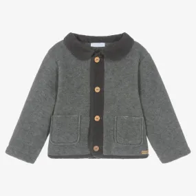 Boys Grey Fleece Jacket