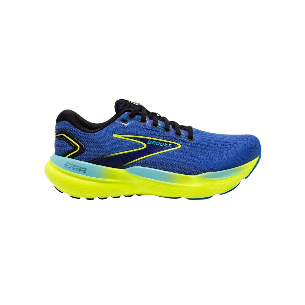 Brooks Glycerin 21 Blue Yellow SS24 Running Shoes