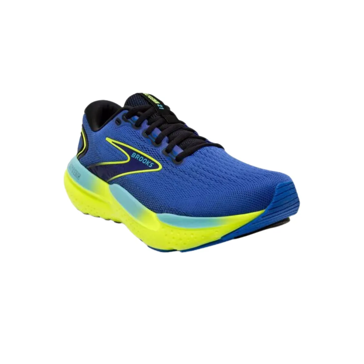 Brooks Glycerin 21 Blue Yellow SS24 Running Shoes