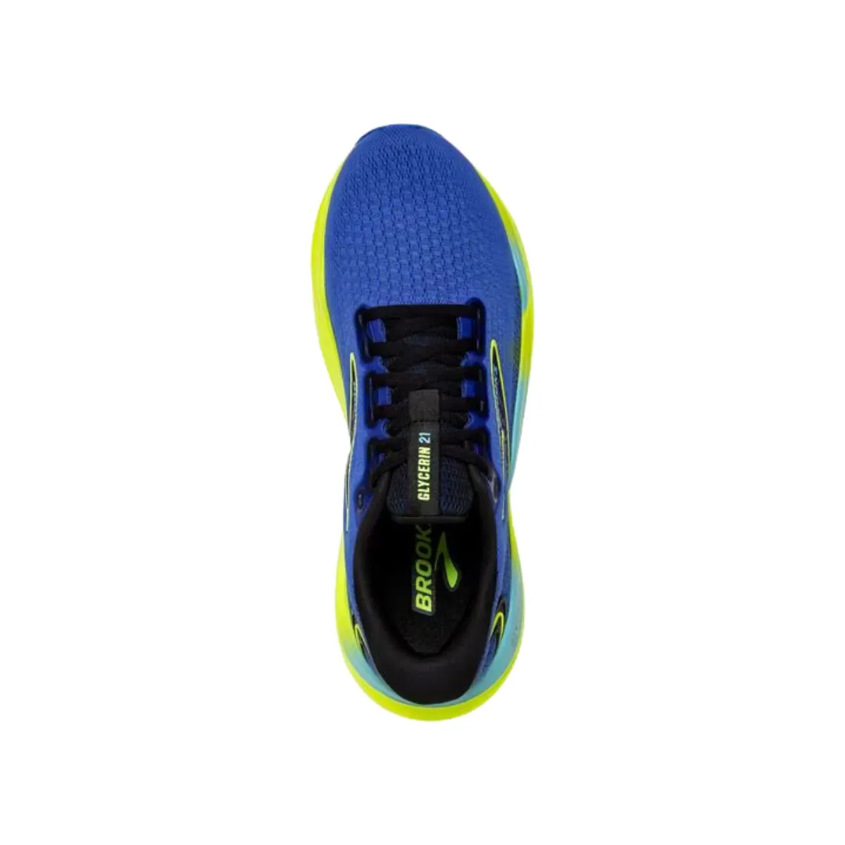 Brooks Glycerin 21 Blue Yellow SS24 Running Shoes