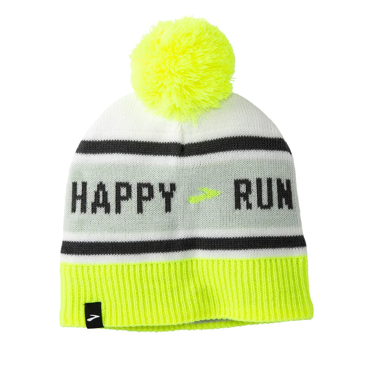 Brooks Pom Beanie | Run Happy | Nightlife