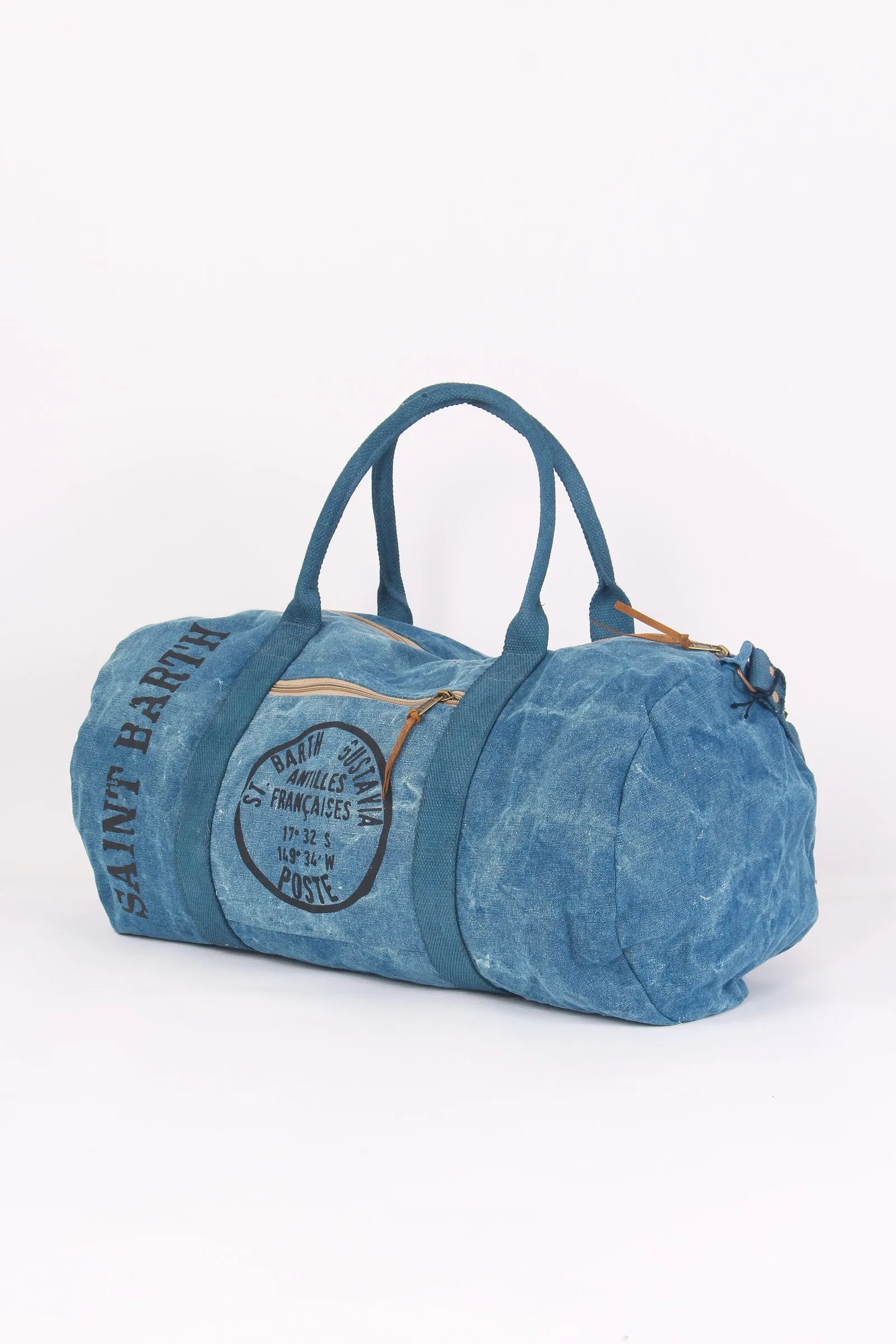 Canvas Denim Duffle Bag